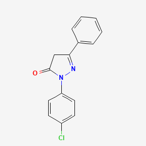 1-(4-Chlorophenyl)-3-phenyl-2-pyrazolin-5-one