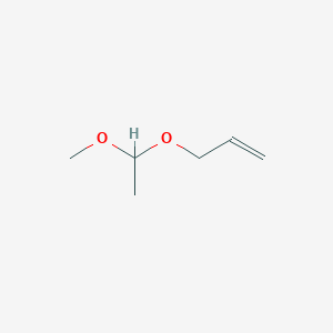 molecular formula C6H12O2 B3054507 1-Propene, 3-(1-methoxyethoxy)- CAS No. 60812-41-1