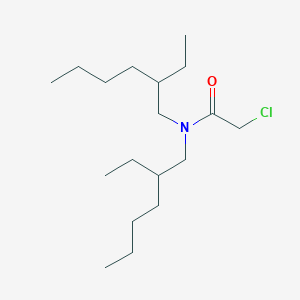 molecular formula C18H36ClNO B3054513 Chloroacetamide, N,N-bis(2-ethylhexyl)- CAS No. 60850-22-8