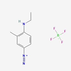 Benzenediazonium, 4-(ethylamino)-3-methyl-, tetrafluoroborate(1-)