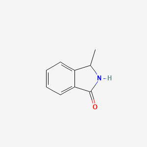 molecular formula C9H9NO B3054530 3-Methylisoindolin-1-one CAS No. 6091-76-5