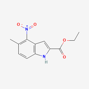 1H-Indole-2-carboxylic acid, 5-methyl-4-nitro-, ethyl ester