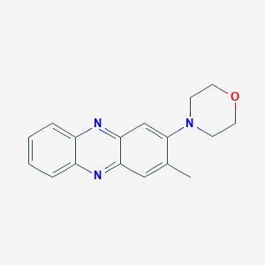 molecular formula C17H17N3O B3054567 4-(3-Methylphenazin-2-yl)morpholine CAS No. 61155-57-5