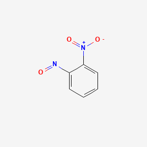molecular formula C6H4N2O3 B3054577 1-Nitro-2-nitrosobenzene CAS No. 612-29-3