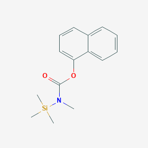 Naphthalen-1-yl methyl(trimethylsilyl)carbamate