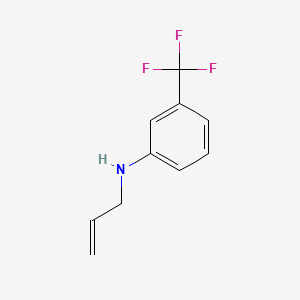 molecular formula C10H10F3N B3054586 N-Allyl-3-(trifluoromethyl)aniline CAS No. 61219-93-0