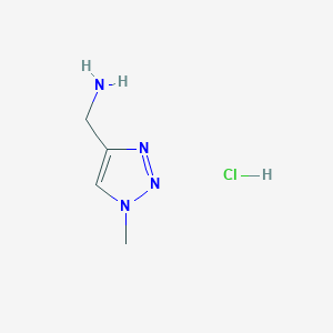 (1-methyl-1H-1,2,3-triazol-4-yl)methanamine hydrochloride
