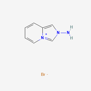 Imidazo[1,5-a]pyridinium, 2-amino-, bromide