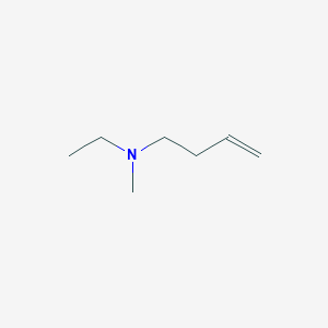 molecular formula C7H15N B3054601 3-Buten-1-amine, N-ethyl-N-methyl- CAS No. 61308-10-9