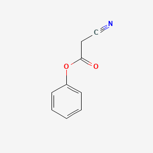 molecular formula C9H7NO2 B3054602 Phenyl cyanoacetate CAS No. 6131-48-2
