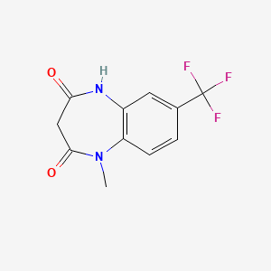 1-Methyl-7-(trifluoromethyl)-1H-1,5-benzodiazepine-2,4(3H,5H)-dione