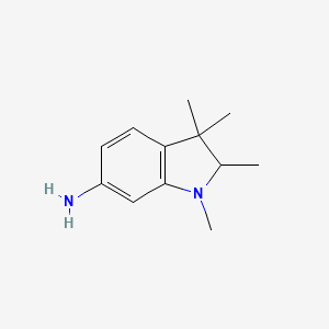 1H-Indol-6-amine, 2,3-dihydro-1,2,3,3-tetramethyl-
