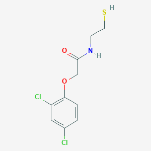 molecular formula C10H11Cl2NO2S B3054628 2-(2,4-Dichloro-phenoxy)-N-(2-mercapto-ethyl)-acetamide CAS No. 613665-26-2