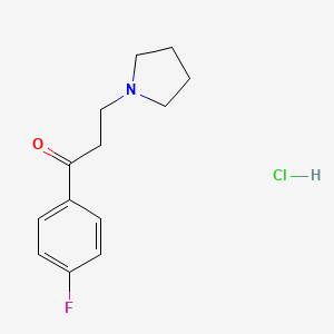 1-(4-Fluorophenyl)-3-(1-pyrrolidinyl)propan-1-one hydrochloride