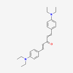 1,4-Pentadien-3-one, 1,5-bis(4-(diethylamino)phenyl)-