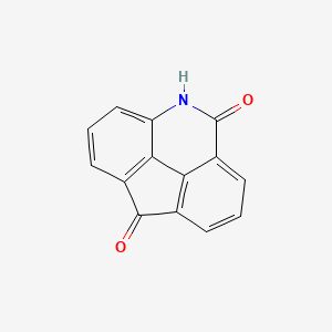 molecular formula C14H7NO2 B3054661 4H-Cyclopenta[lmn]phenanthridine 5,9-dione CAS No. 61479-80-9
