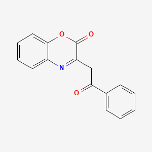 3-(2-oxo-2-phenylethyl)-2H-1,4-benzoxazin-2-one