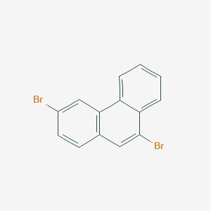 molecular formula C14H8Br2 B3054704 3,9-Dibromophenanthrene CAS No. 61650-89-3