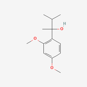 molecular formula C13H20O3 B3054711 2-(2,4-Dimethoxyphenyl)-3-methylbutan-2-ol CAS No. 6168-39-4