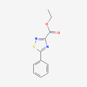 Ethyl 5-phenyl-1,2,4-thiadiazole-3-carboxylate