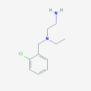 molecular formula C11H17ClN2 B3054719 N1-(2-chlorobenzyl)-N1-ethylethane-1,2-diamine CAS No. 61694-80-2