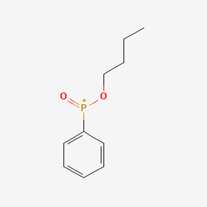 molecular formula C10H14O2P+ B3054734 Phosphinic acid, phenyl-, butyl ester CAS No. 6172-81-2