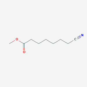 molecular formula C9H15NO2 B3054758 Methyl 7-cyanoheptanoate CAS No. 61831-05-8