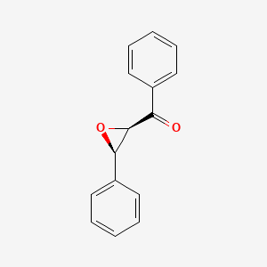 molecular formula C15H12O2 B3054765 Methanone, phenyl[(2R,3S)-3-phenyloxiranyl]- CAS No. 61840-92-4