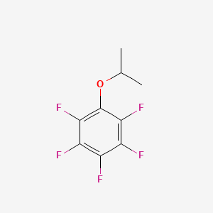 molecular formula C9H7F5O B3054770 Isopropoxypentafluorobenzene CAS No. 61874-51-9