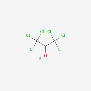 molecular formula C3H2Cl6O B3054771 1,1,1,3,3,3-Hexachloro-2-propanol CAS No. 6188-63-2