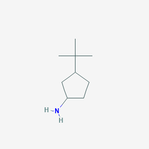 molecular formula C9H19N B3054774 3-tert-Butylcyclopentan-1-amine CAS No. 61888-95-7
