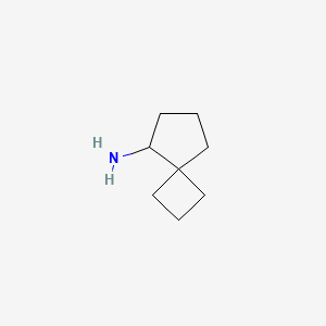 molecular formula C8H15N B3054775 Spiro[3.4]octan-5-amine CAS No. 61888-97-9