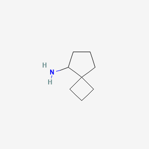 molecular formula C8H15N B3054775 螺[3.4]辛烷-5-胺 CAS No. 61888-97-9