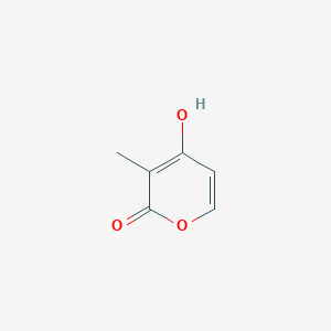 molecular formula C6H6O3 B3054782 2-hydroxy-3-methyl-4H-pyran-4-one CAS No. 61892-88-4