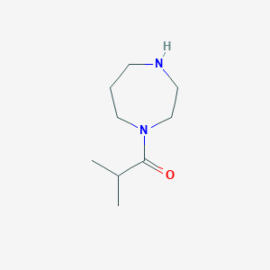 molecular formula C9H18N2O B3054789 1-(1,4-Diazepan-1-yl)-2-methylpropan-1-one CAS No. 61903-15-9