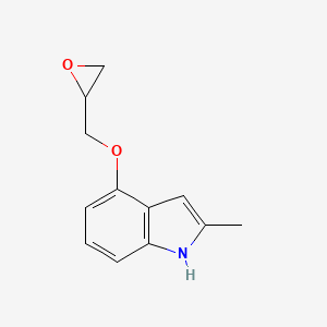 2-methyl-4-(oxiran-2-ylmethoxy)-1H-indole