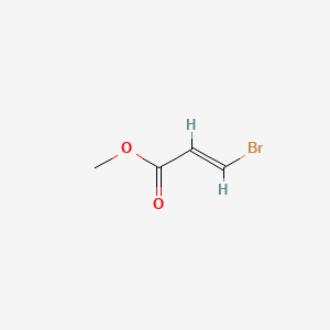 molecular formula C4H5BrO2 B3054838 methyl (E)-3-bromoprop-2-enoate CAS No. 6213-87-2