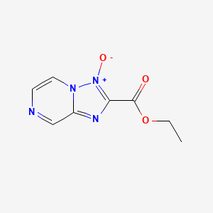 [1,2,4]Triazolo[1,5-a]pyrazine-2-carboxylic acid, ethyl ester, 3-oxide