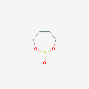 molecular formula C4H6O3S B3054844 4,7-Dihydro-1,3,2-dioxathiepine 2-oxide CAS No. 6214-15-9