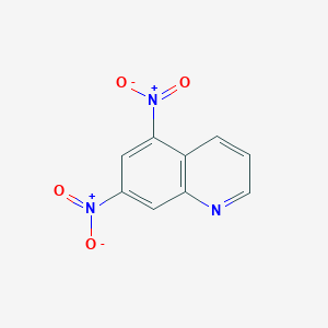 molecular formula C9H5N3O4 B3054851 5,7-Dinitroquinoline CAS No. 62163-05-7