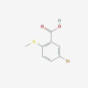 molecular formula C8H7BrO2S B3054854 5-Bromo-2-(methylsulfanyl)benzoic acid CAS No. 62176-40-3