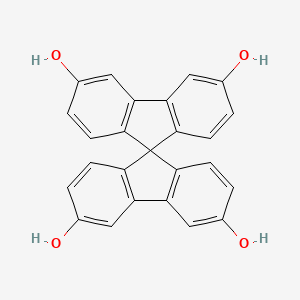 molecular formula C25H16O4 B3054862 9,9'-Spirobi[9H-fluorene]-3,3',6,6'-tetrol CAS No. 622011-33-0