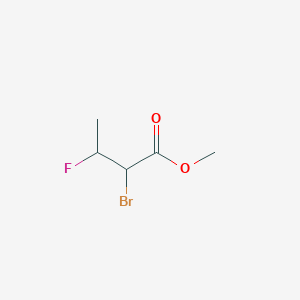 molecular formula C5H8BrFO2 B3054865 methyl 2-bromo-3-fluorobutanoate CAS No. 62216-39-1