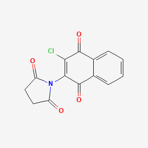 molecular formula C14H8ClNO4 B3054895 MEK Inhibitor II CAS No. 623163-52-0