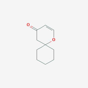 molecular formula C10H14O2 B3054896 1-Oxaspiro[5.5]undec-2-en-4-one CAS No. 62322-09-2