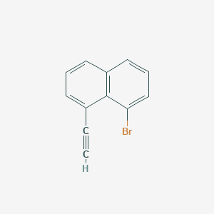 molecular formula C12H7B B3054903 1-Bromo-8-ethynylnaphthalene CAS No. 62358-92-3