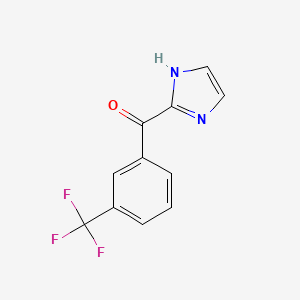 (1H-imidazol-2-yl)(3-(trifluoromethyl)phenyl)methanone