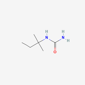 molecular formula C6H14N2O B3054928 (1,1-DIMETHYLPROPYL)UREA CAS No. 625-15-0