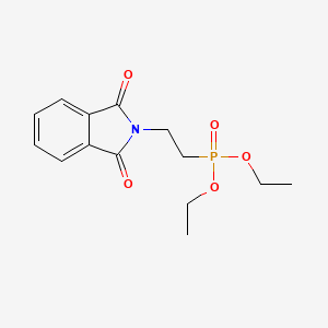 molecular formula C14H18NO5P B3054935 2-(2-Diethoxyphosphorylethyl)isoindole-1,3-dione CAS No. 62514-90-3