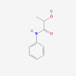 molecular formula C9H11NO2 B3054936 2-hydroxy-N-phenylpropanamide CAS No. 6252-10-4